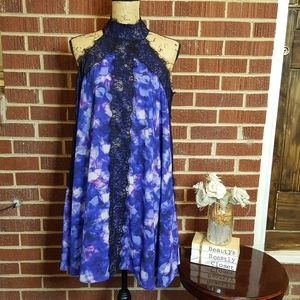 Belle Badgley Mischka Britney Lace Shift Dress NWT